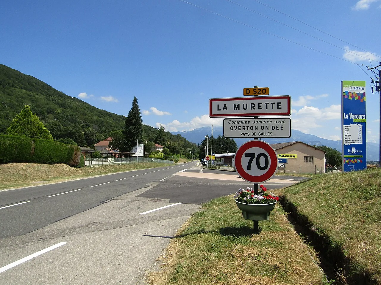 Entrée de La Murette en 2019